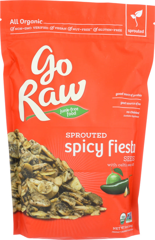 GO RAW: Organic Spicy Seed Mix, 16 oz - Vending Business Solutions