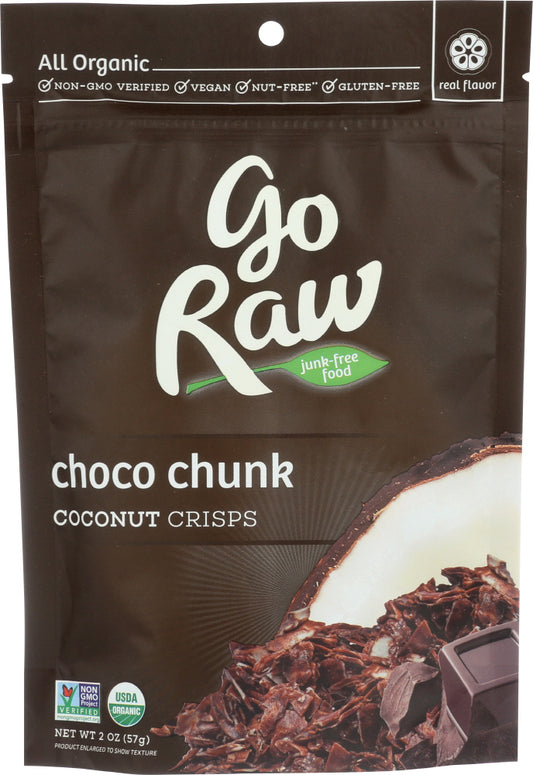 GO RAW: Choco Chunk Coconut Crisp, 2 oz - Vending Business Solutions