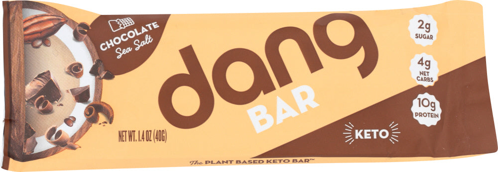 DANG: Bar Chocolate Sea Salt, 1.4 oz - Vending Business Solutions