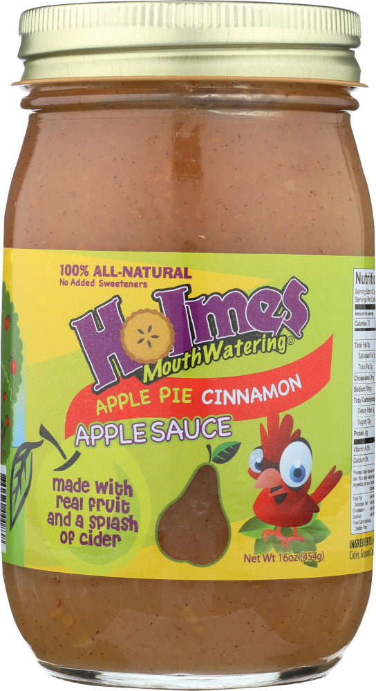 HOLMES MOUTHWATERING APPLESAUCE: Cinnamon Applesauce, 16 oz - Vending Business Solutions