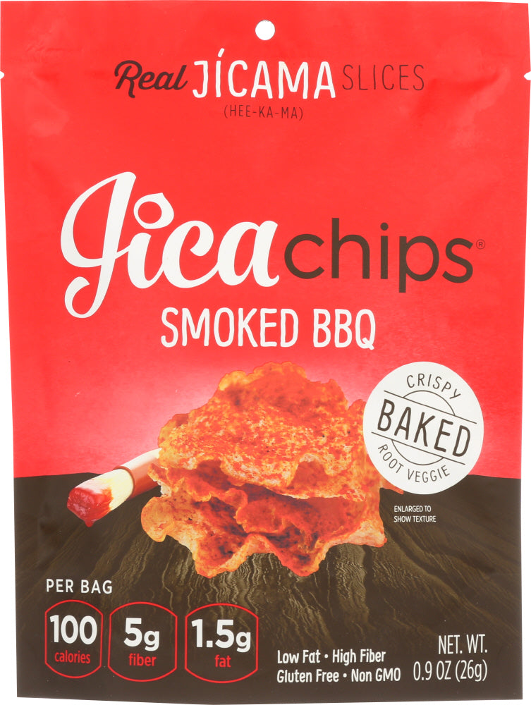 JICA CHIPS: Smoked Bbq Crispy Baked Chips, 0.9 oz - Vending Business Solutions