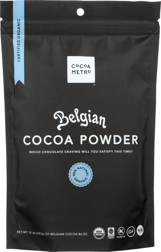 COCOA METRO: Powder Cocoa Belgian Organic, 10 oz - Vending Business Solutions