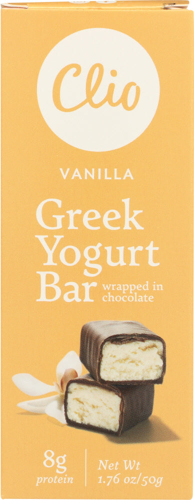 CLIO: Vanilla Greek Yogurt Bar, 1.76 oz - Vending Business Solutions