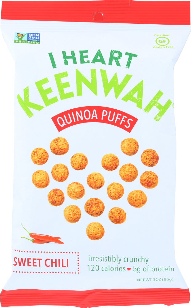 I HEART KEENWAH: Sweet Chili Quinoa Puffs, 3 oz - Vending Business Solutions