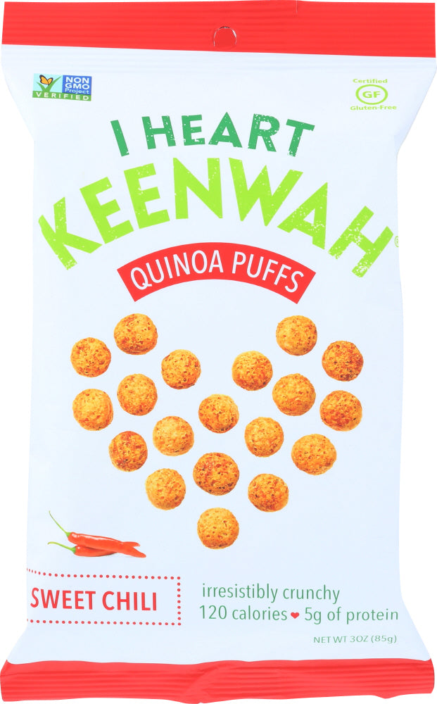 I HEART KEENWAH: Quinoa Puffs Sweet Chili, 3 oz - Vending Business Solutions