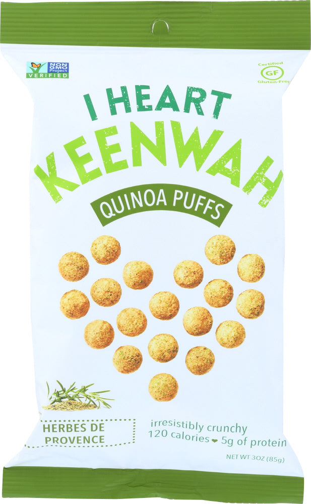 I HEART KEENWAH: Quinoa Puffs Herbes de Provence, 3 oz - Vending Business Solutions