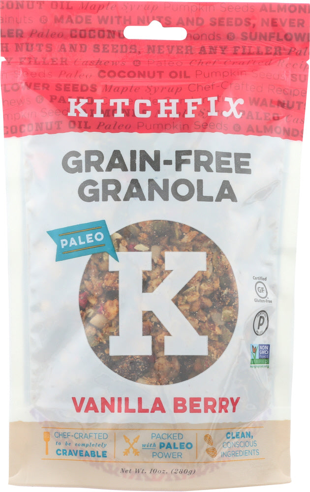 KITCHFIX: Vanilla Berry Granola, 10 oz - Vending Business Solutions