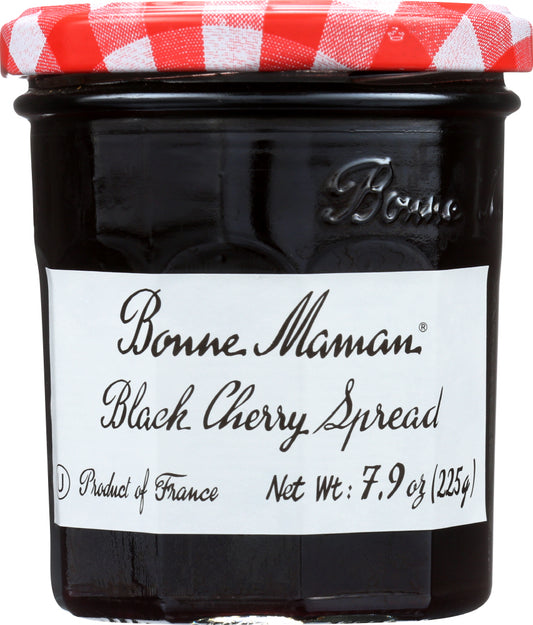BONNE MAMAN: Black Cherry Spread, 7.9 oz - Vending Business Solutions