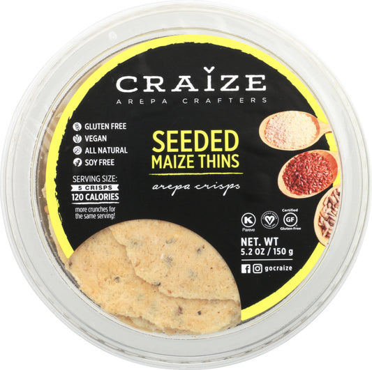 CRAIZE: Crisp Thin Seeded Maize, 5.2 oz - Vending Business Solutions