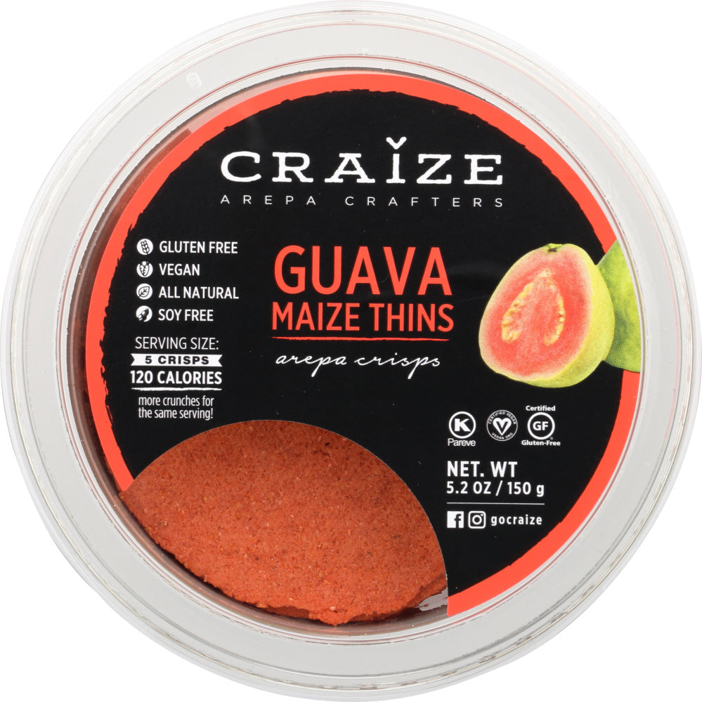 CRAIZE: Guava Maize Thins, 5.2 oz - Vending Business Solutions