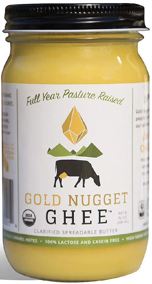 GOLD NUGGET GHEE: Ghee Butter Traditional Pastured Raised, 8 oz - Vending Business Solutions