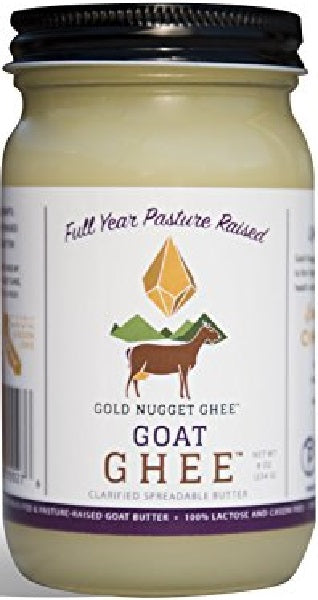 GOLD NUGGET GHEE: Ghee Butter Goat Pastured Raised, 8 oz - Vending Business Solutions