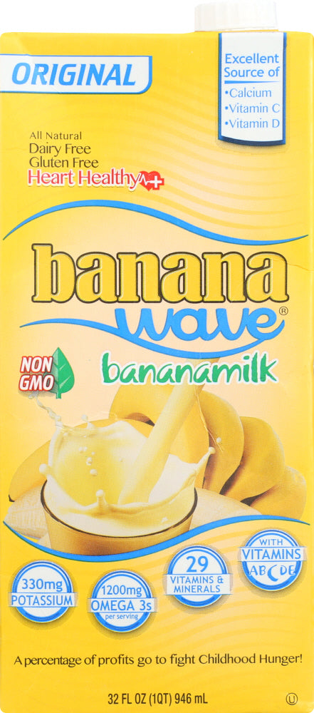BANANA WAVE: Banana Milk, 32 oz - Vending Business Solutions