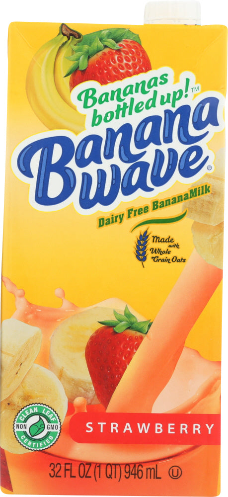 BANANA WAVE: Banana Milk Strawberry, 32 oz - Vending Business Solutions
