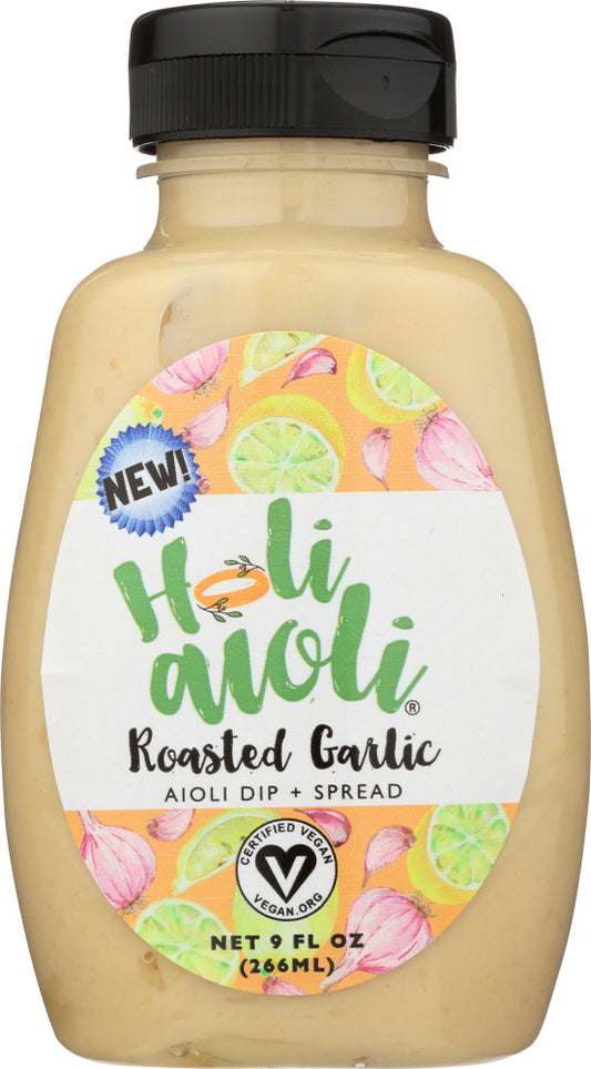 HOLI AIOLI: Sauce Aioli Roasted Garlic, 9 fo - Vending Business Solutions