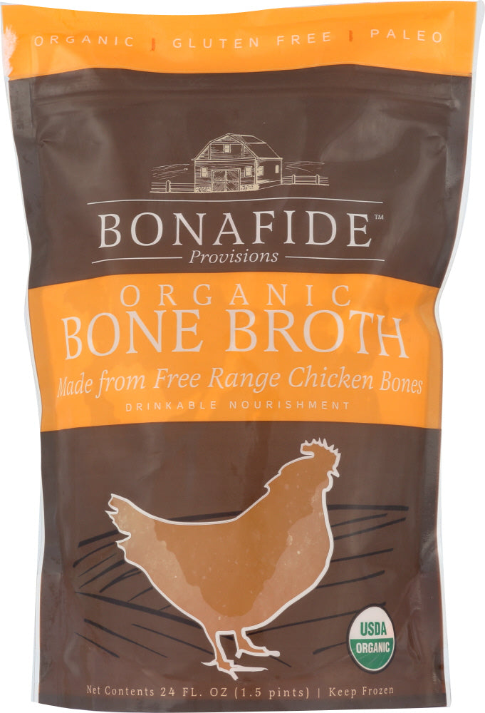 BONAFIDE: Organic Chicken Bone Broth, 24 oz - Vending Business Solutions