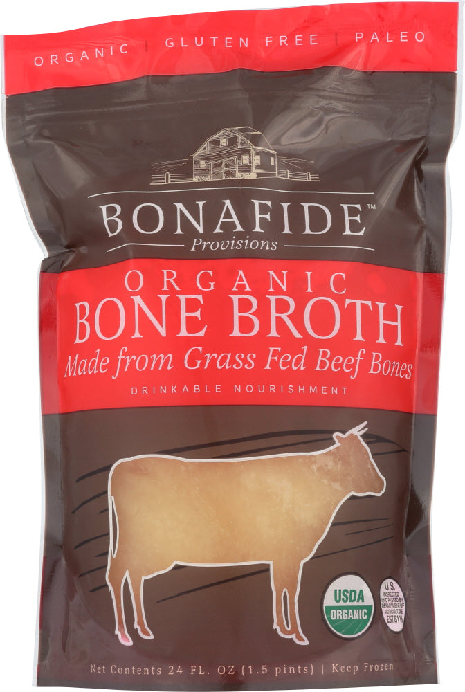 BONAFIDE: Organic Beef Bone Broth, 24 oz - Vending Business Solutions