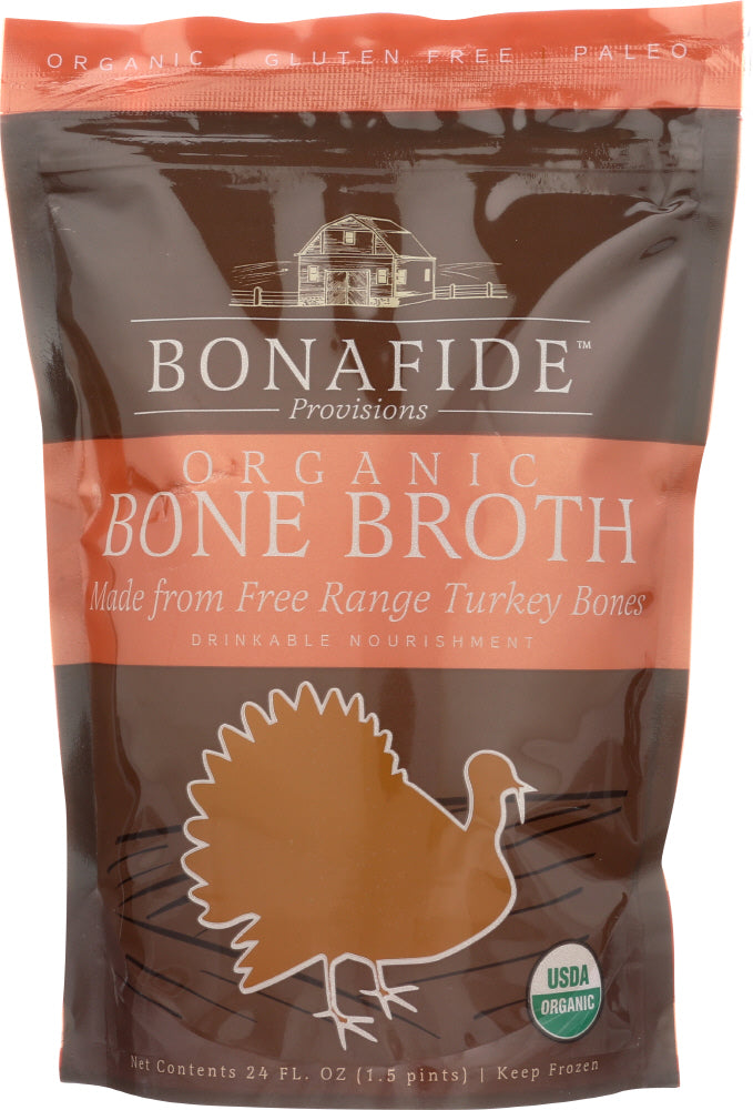 BONAFIDE: Organic Turkey Bone Broth, 24 oz - Vending Business Solutions