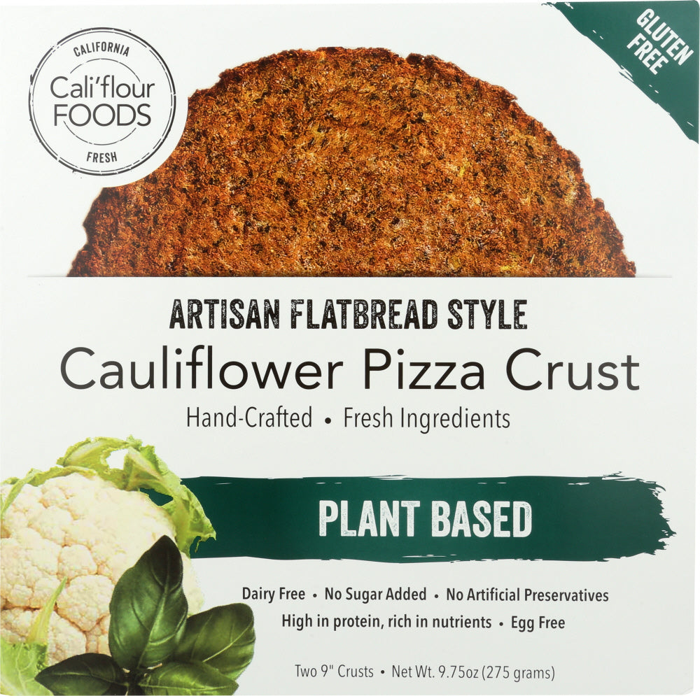 CALIFLOUR: Cauliflower Pizza Crust Plant-based, 10 oz - Vending Business Solutions