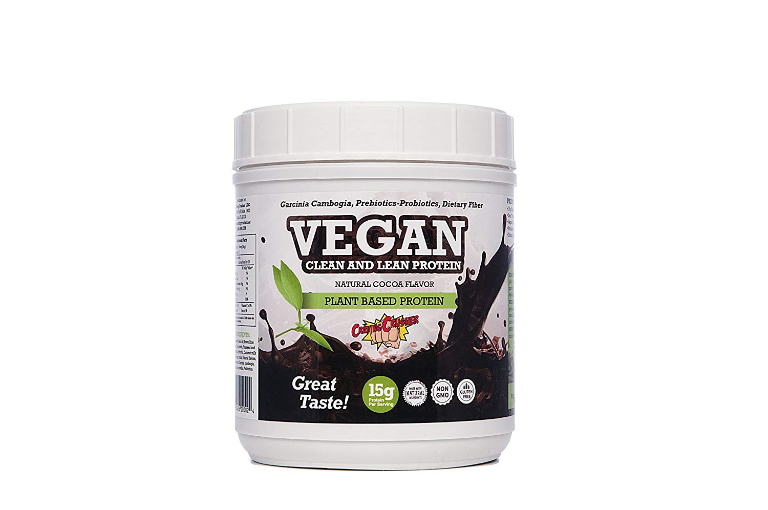 CRAVING CRUSHER: Vegan Clean and Lean Protein Powder, 55 oz - Vending Business Solutions