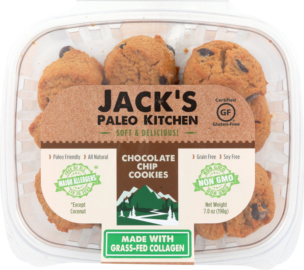 JACKS PALEO KITCHEN: Paleo Chocolate Chip Cookies, 7 oz - Vending Business Solutions