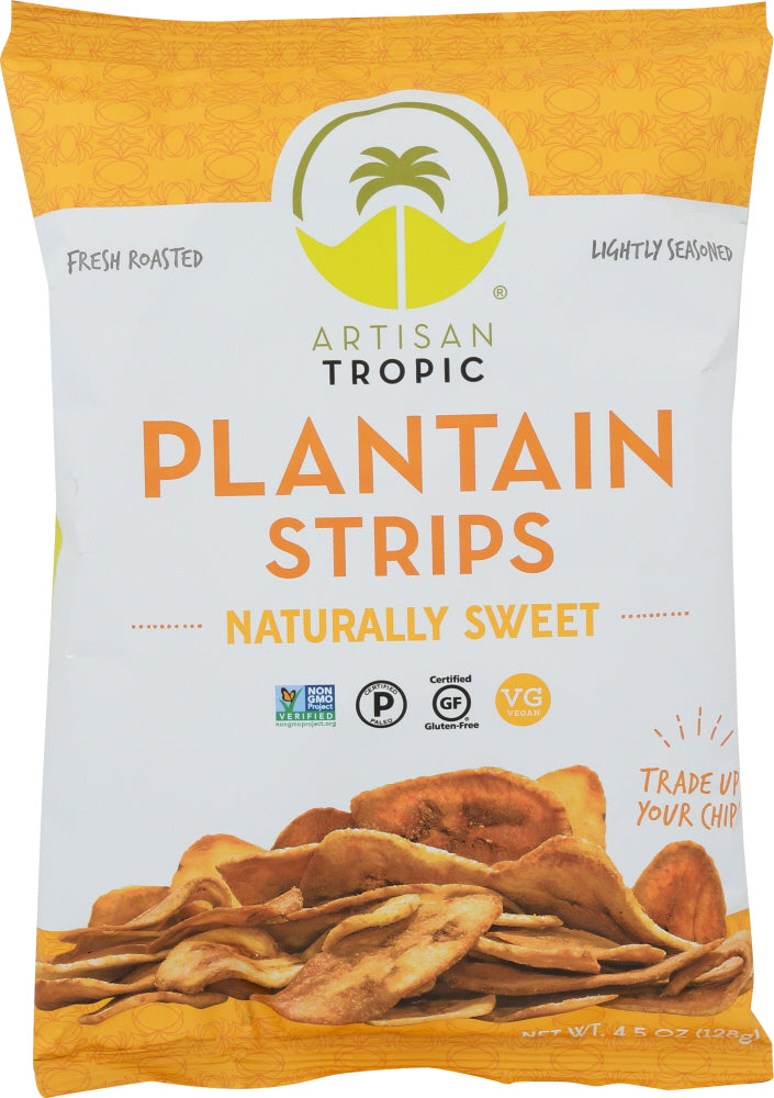 ARTISAN TROPIC: Plantain Strips Naturally Sweet, 4.5 oz - Vending Business Solutions