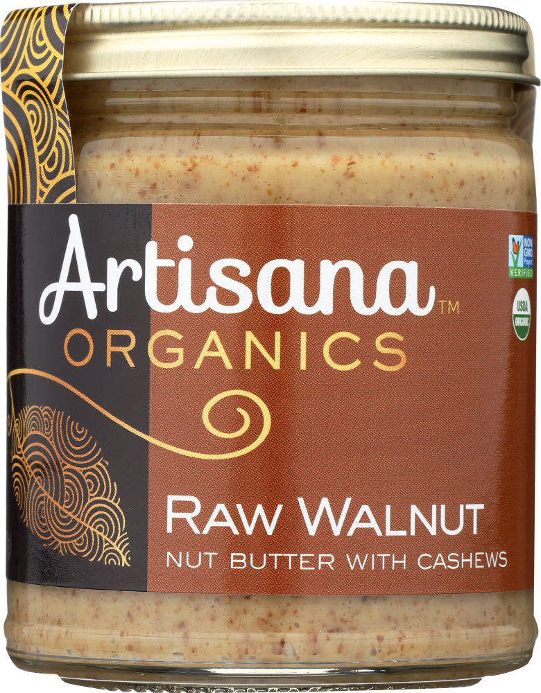 ARTISANA: 100% Organic Raw Walnut Butter with Cashews, 8 oz - Vending Business Solutions