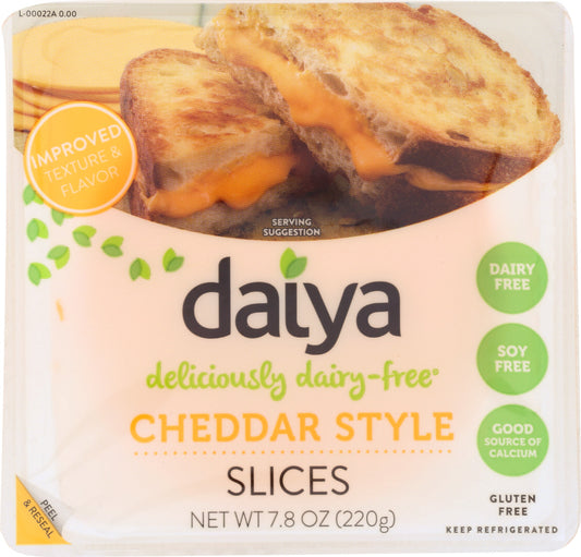 DAIYA: Dairy Free Cheddar Style Slices, 7.8 oz - Vending Business Solutions