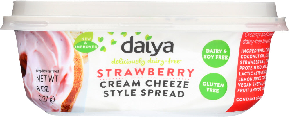 DAIYA: Strawberry Cream Cheese Style Spread, 8 oz - Vending Business Solutions