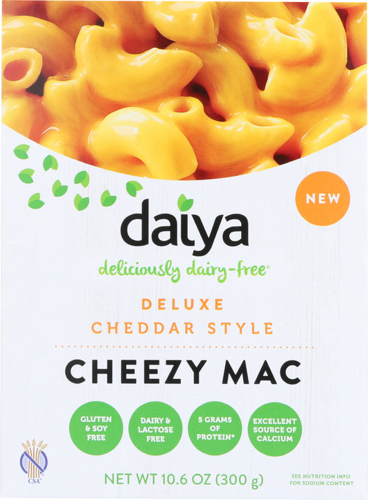 DAIYA: Cheddar Style Cheezy Mac Deluxe, 10.6 oz - Vending Business Solutions