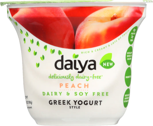 DAIYA: Peach Greek Yogurt Alternative, 5.3 oz - Vending Business Solutions