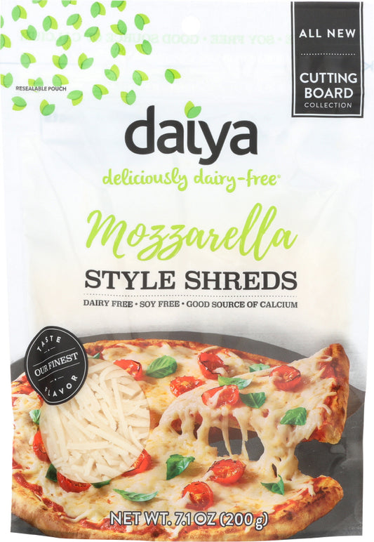 DAIYA: Mozzarella Cutting Board Style Shreds, 7.10 oz - Vending Business Solutions