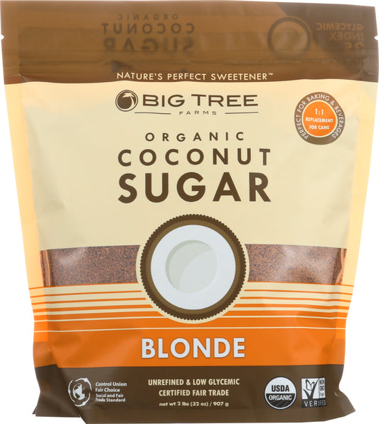 BIG TREE FARMS: Organic Coconut Sugar Blonde, 32 oz - Vending Business Solutions
