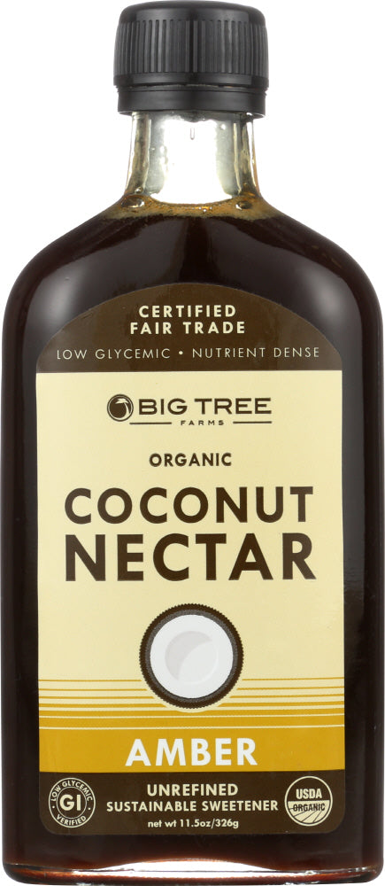 BIG TREE FARMS: Coconut Nectar Organic Amber, 11.5 oz - Vending Business Solutions