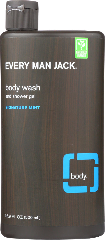 EVERY MAN JACK: Body Wash and Shower Gel Signature Mint, 16.9 oz - Vending Business Solutions