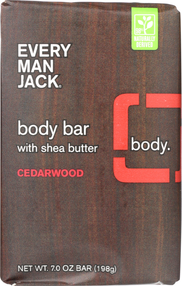 EVERY MAN JACK: Body Bar Cedarwood, 7 Oz - Vending Business Solutions