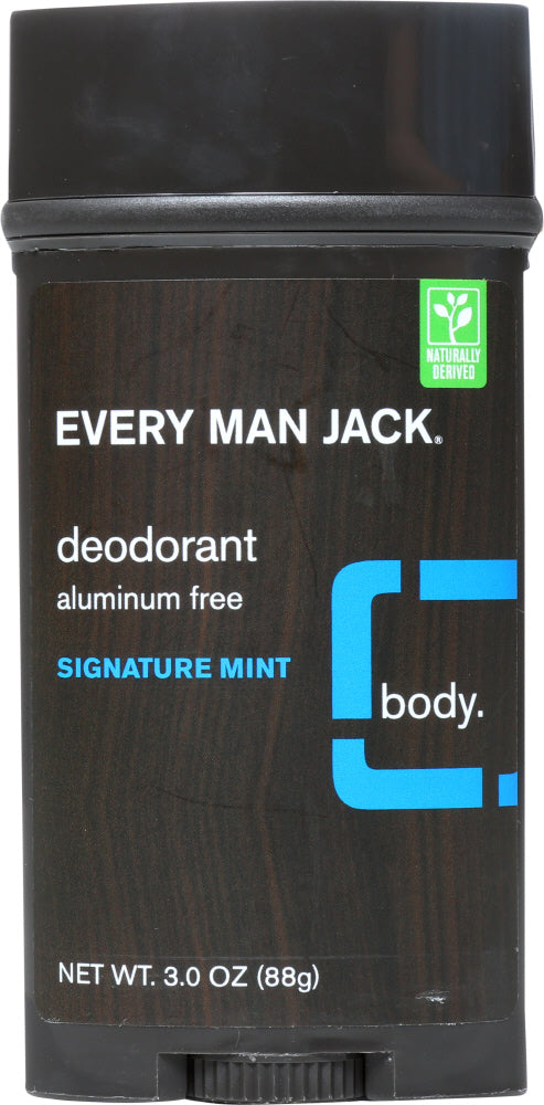 EVERY MAN JACK: Deodorant Stick Aluminum Free Signature Mint, 3 oz - Vending Business Solutions