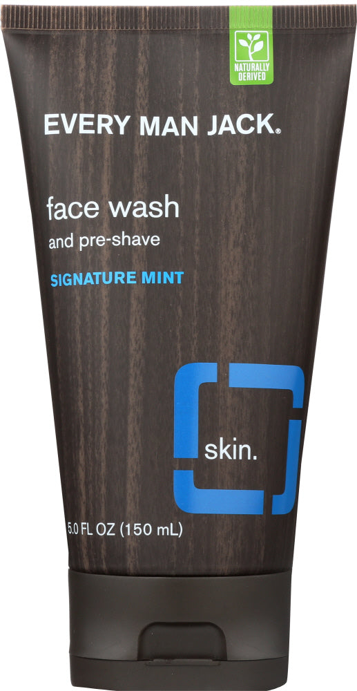 EVERY MAN JACK: Face Wash and Pre-Shave Signature Mint, 5 Oz - Vending Business Solutions