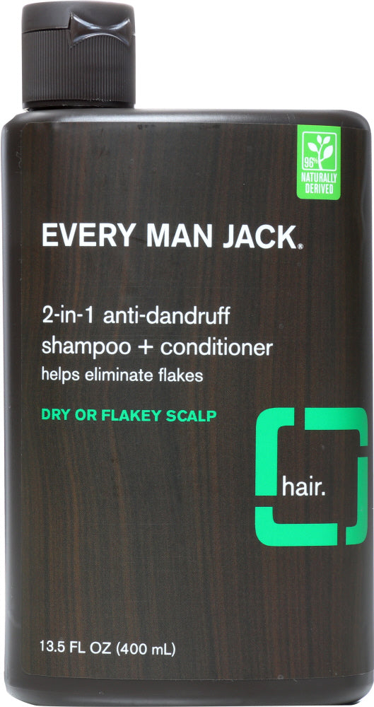 EVERY MAN JACK: 2 in 1 Anti Dandruff Shampoo, 13.5 oz - Vending Business Solutions