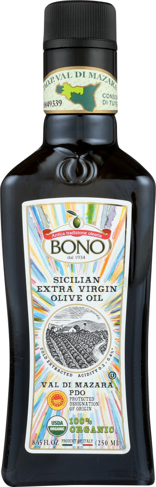 BONO: Organic Sicilian Extra Virgin Olive Oil, 8.45 oz - Vending Business Solutions