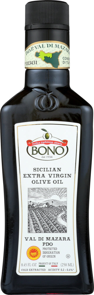 BONO: Sicilian Extra Virgin Olive Oil PDO, 8.45 oz - Vending Business Solutions