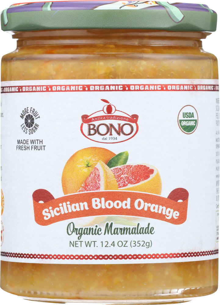 BONO: Sicilian Blood Orange Marmalade, 12.4 oz - Vending Business Solutions