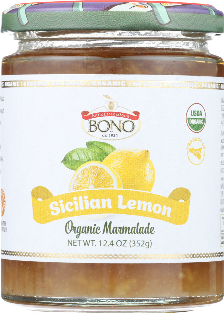 BONO: Sicilian Lemon Marmalade, 12.4 oz - Vending Business Solutions