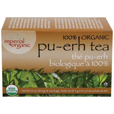 IMPERIAL ORGANIC: Tea Pu-Erh Organic, 18 bg - Vending Business Solutions