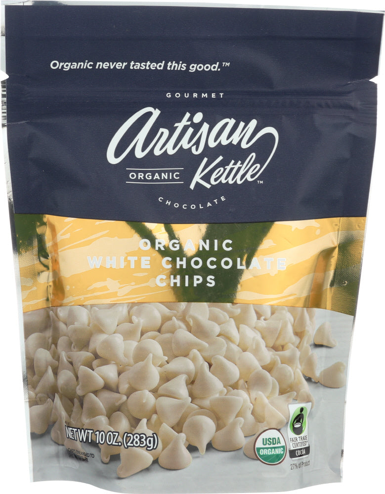 ARTISAN KETTLE: Morsels Organic White Chocolate, 10 oz - Vending Business Solutions