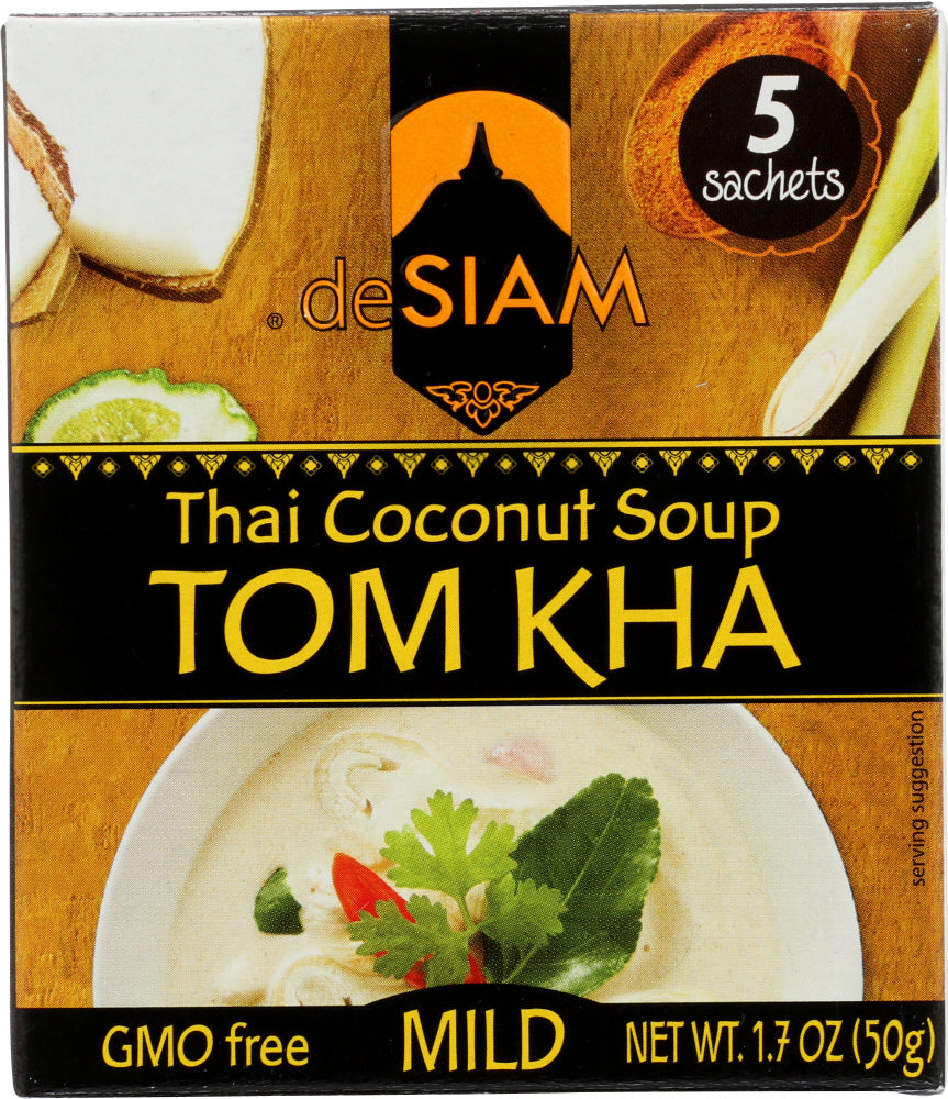 DESIAM: Tom Kha Thai Coconut Soup Instant, 1.7 oz - Vending Business Solutions