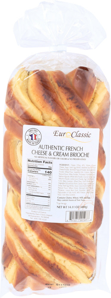 EURO CLASSIC: Authentic French Cheese & Cream Brioche, 14.11 oz - Vending Business Solutions
