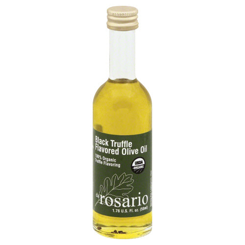 DAROSARIO ORGANICS: Organic Black Truffle Flavored Olive Oil, 1.76 oz - Vending Business Solutions