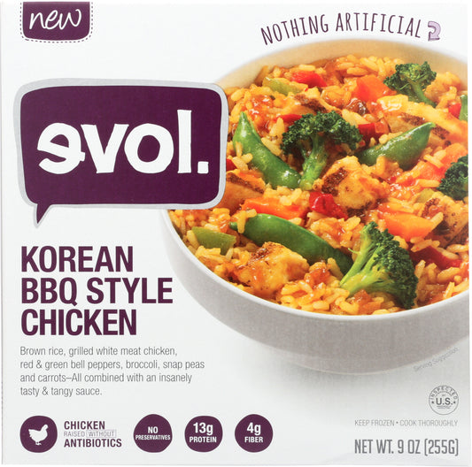 EVOL: Korean BBQ Style Chicken, 9 oz - Vending Business Solutions