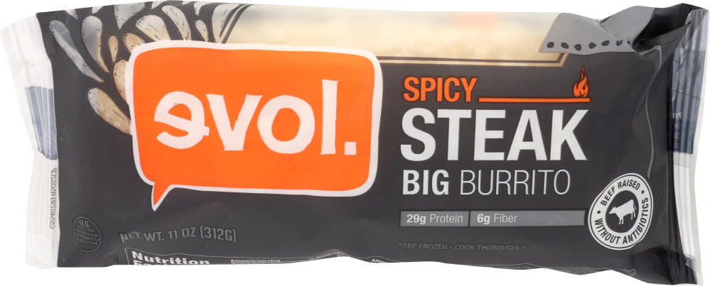 EVOL: Spicy Steak Burrito, 11 oz - Vending Business Solutions